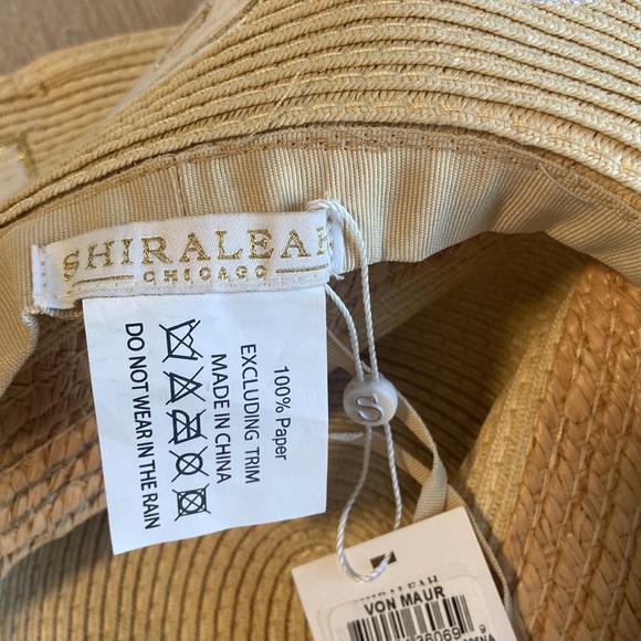 NWT SHIRALEAH "MRS" HAT, NATURAL - Picture 5 of 5